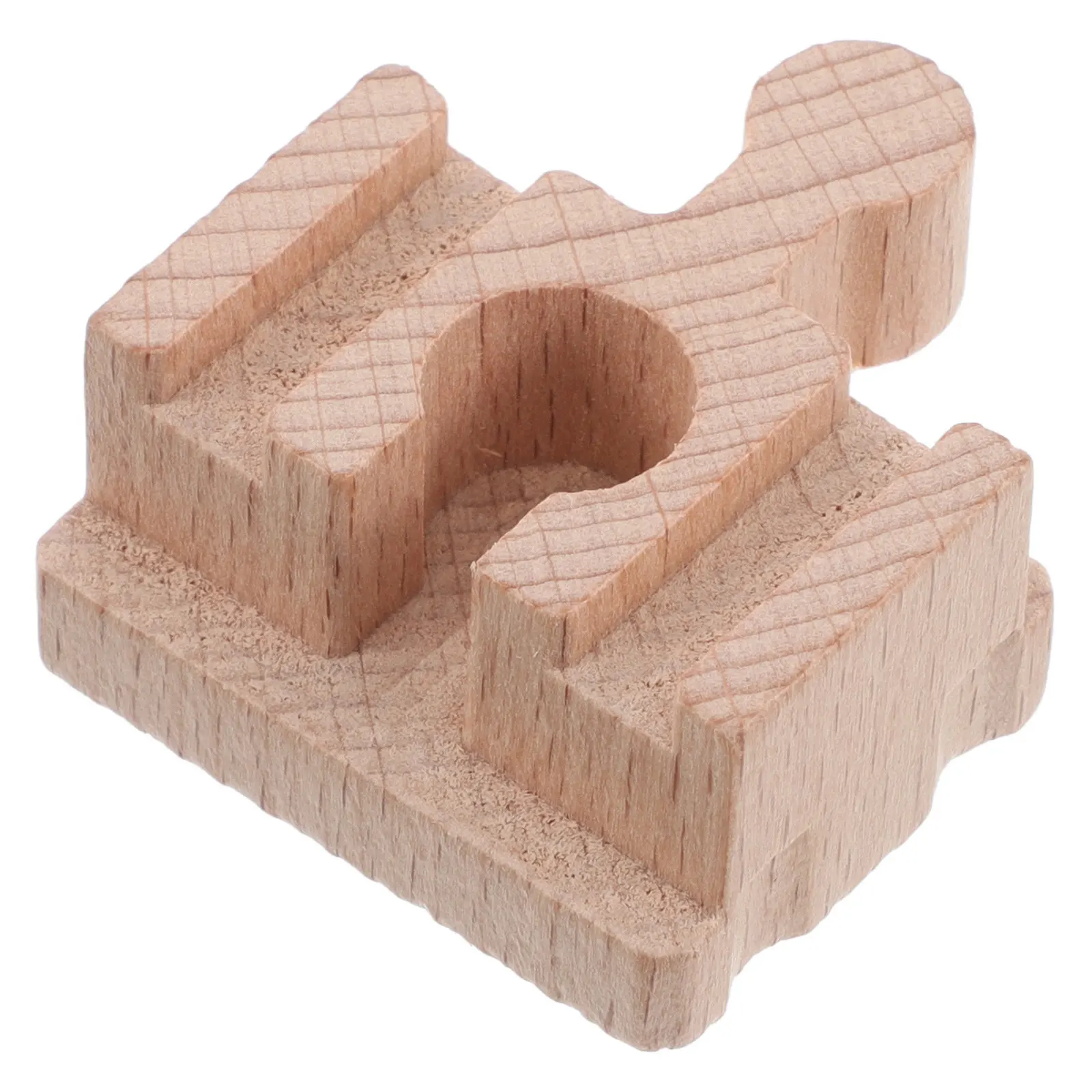 

Wooden Train Short Straight Track Accessories Compatible Railway DIY Assembly Educational Building Set