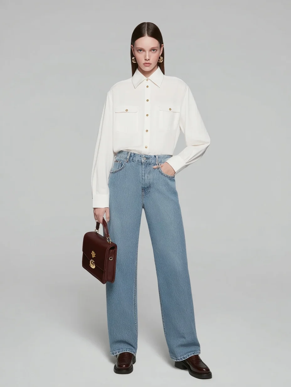 

Mia Muse Women's Shirts Autumn Winter 2025 Elegant Buttoned Plain Long Sleeve Turn-down Collar Casual Shirts