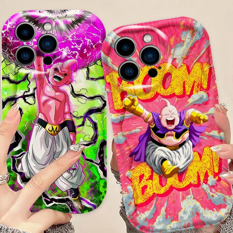 

Dragon Ball Anime Buu Art Phone Case For Apple iPhone 17 16 16E 15 14 13 12 11 XR Air Pro Max Plus Wave Oil Soft Cover