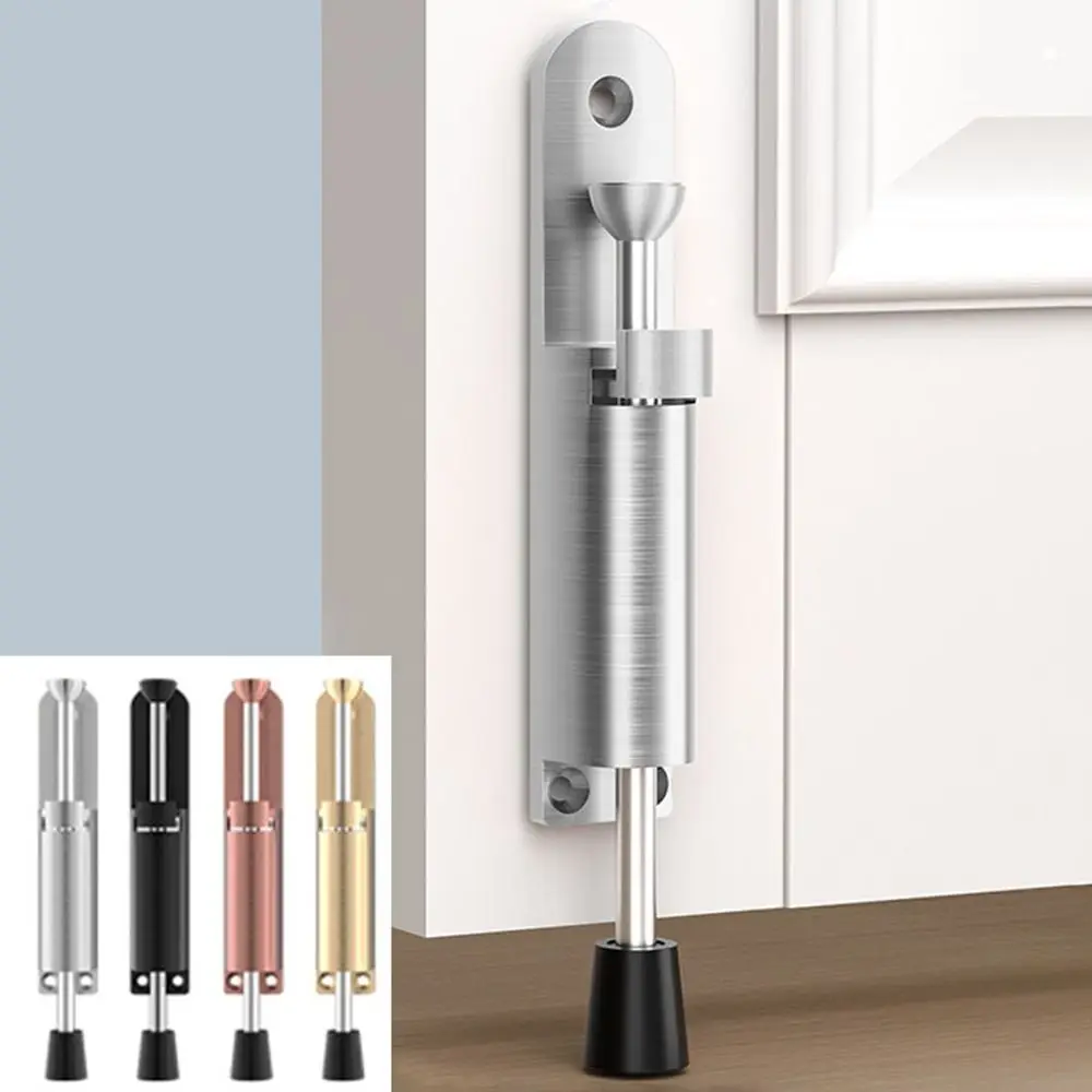 

Zinc Alloy Foot Operated Door Holder Rust Resistant Thickened Telescopic Door Stopper Stable Base with Rubber Foot Stopper