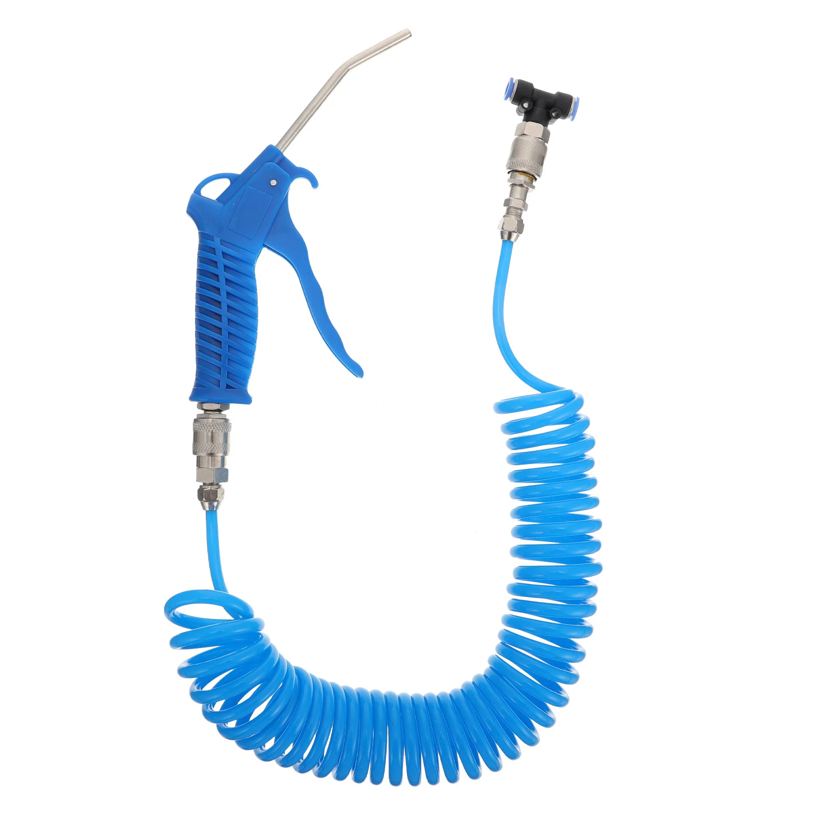 

1 Set Blower Coiled Hose Dust Removal Tool Strong Blowing Low Consumption Energy Saving Premium Material Machinery Cleaning Blow