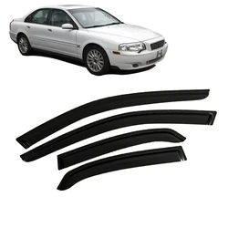 Window Visor for VOLVO S80 1999 2000 2001 2002 2003 2004 2005 2006 Weathershied Door Visor Wind Sun Rain Guards Side Window Wind