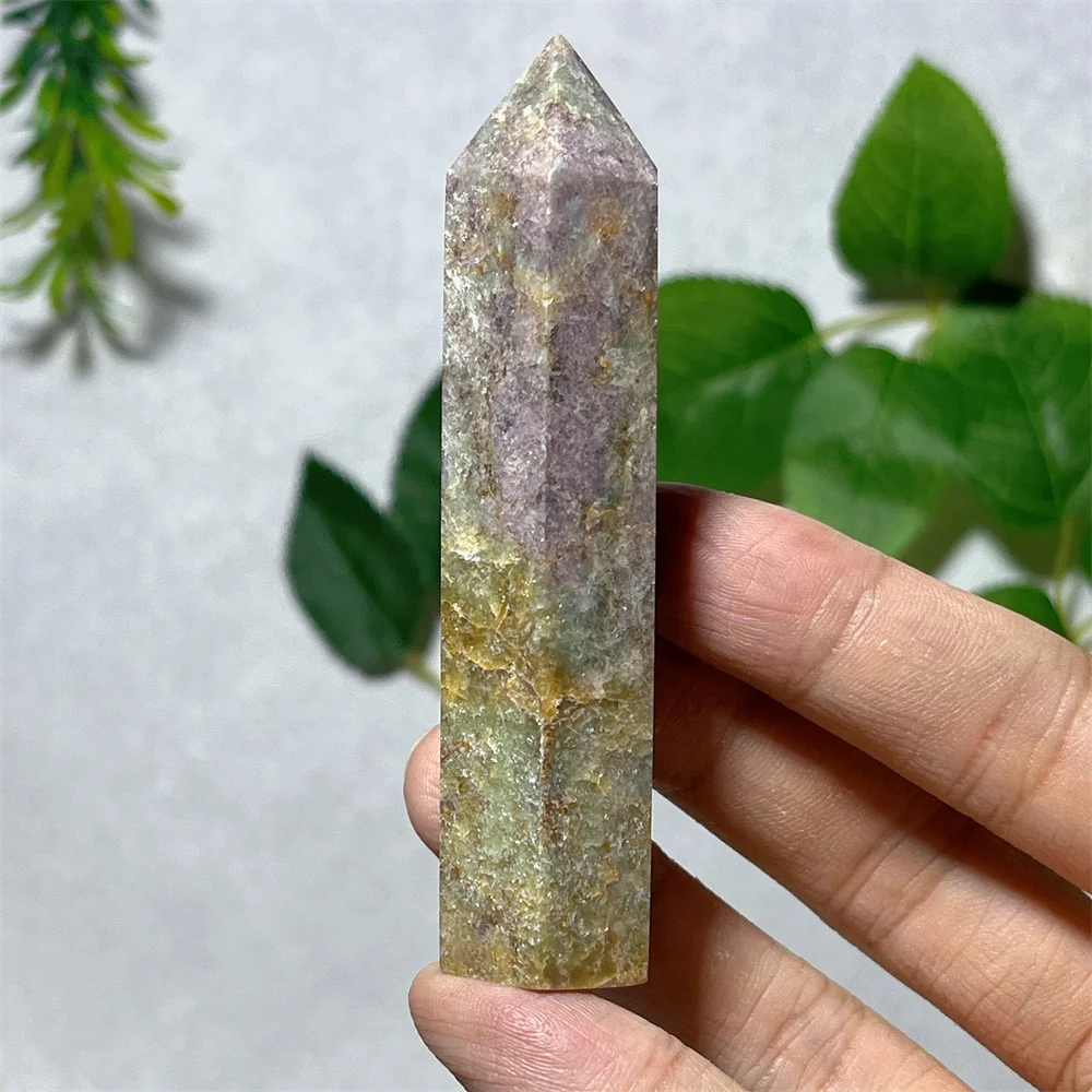 

Ruby With Zosite Tower Crystal Natural Wand Stone Quartz Gemstones Point Reiki Mineral Feng shui Home Decoration Energy