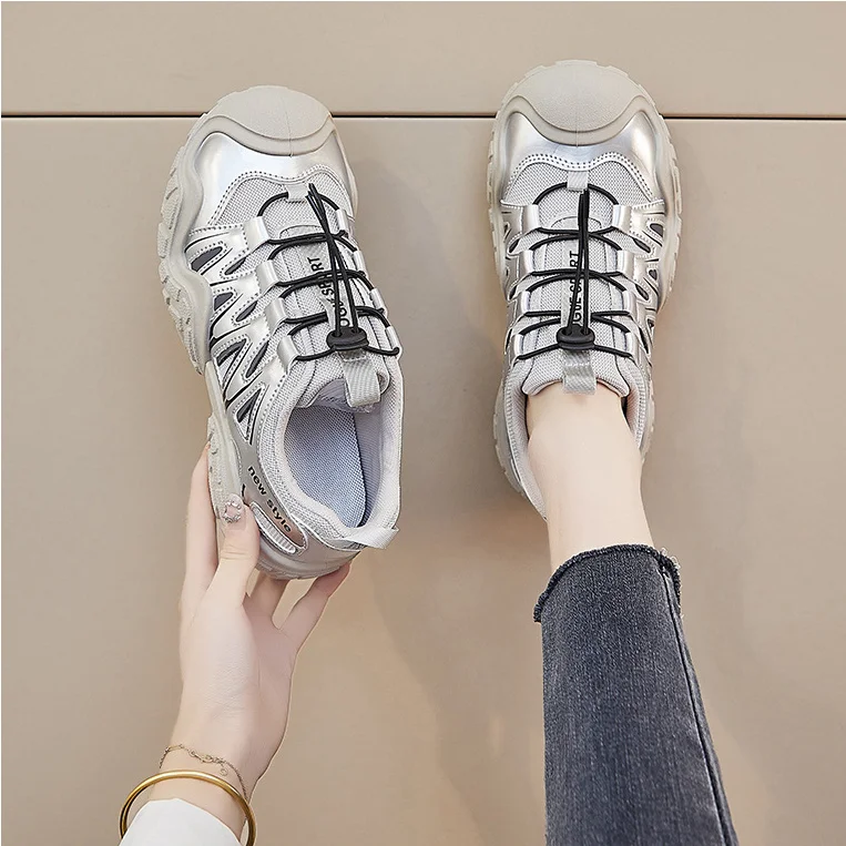 

Женская спортивная обувь 2025 года, уличная дышащая противоскользящая походная обувь, легкие износостойкие кроссовки на весну и осень