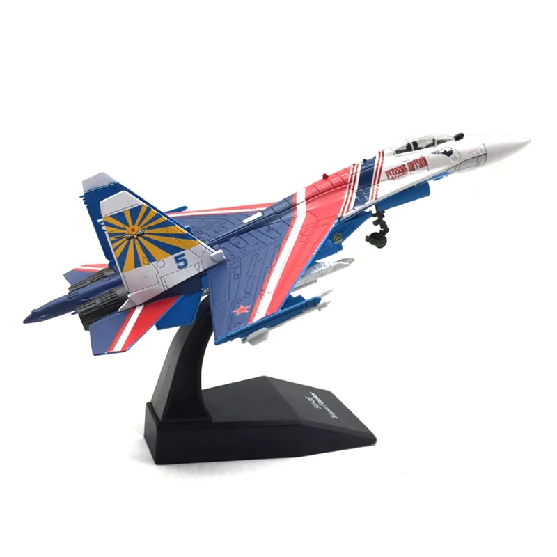 1/100 Scale Diecast Metal Alloy Russia Flanker SU 35 Su-35 SU35 Performance Aircraft Airplane Fighter Model Toys For Collection