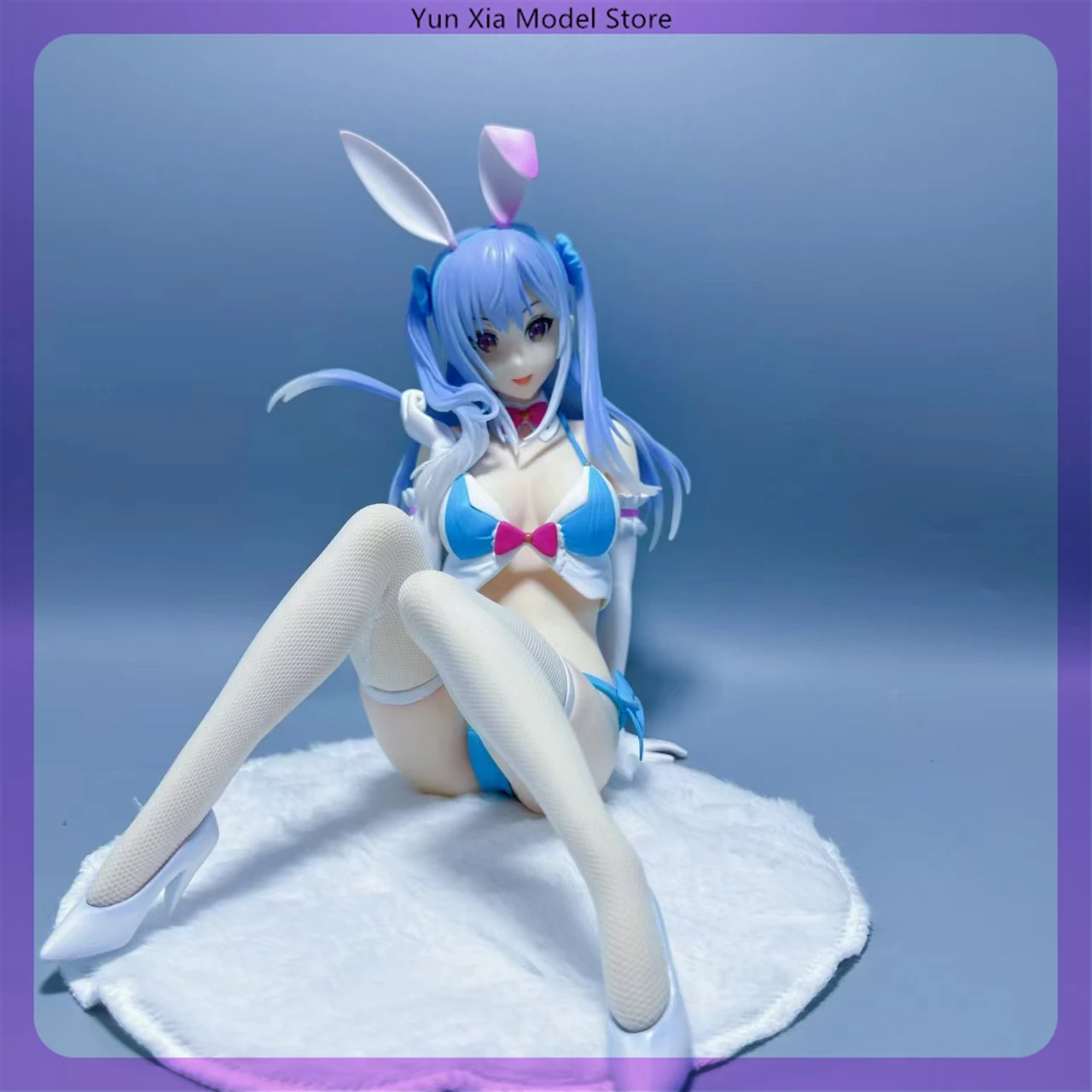 

28cm Lake Moon Alina Bunny Girl Sitting Cartoon Girl Figure Model Statue Boys Collection Desktop Decoration Ornament Toys Gifts