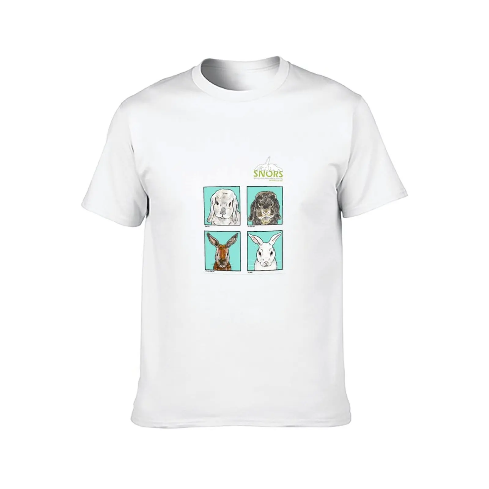 4 أرانب - مجموعة 2 تي شيرت رجل تي شيرت مصمم أنيمي تي شيرت للرجل تي شيرت #2