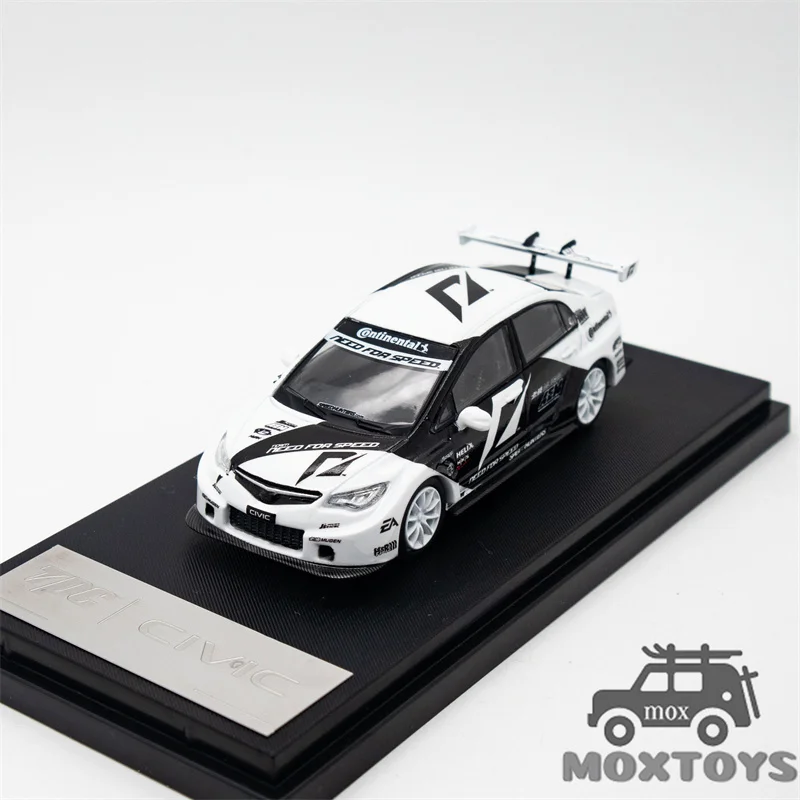 TPC 1:64 FD2 Black white limited499 Diecast Model Car