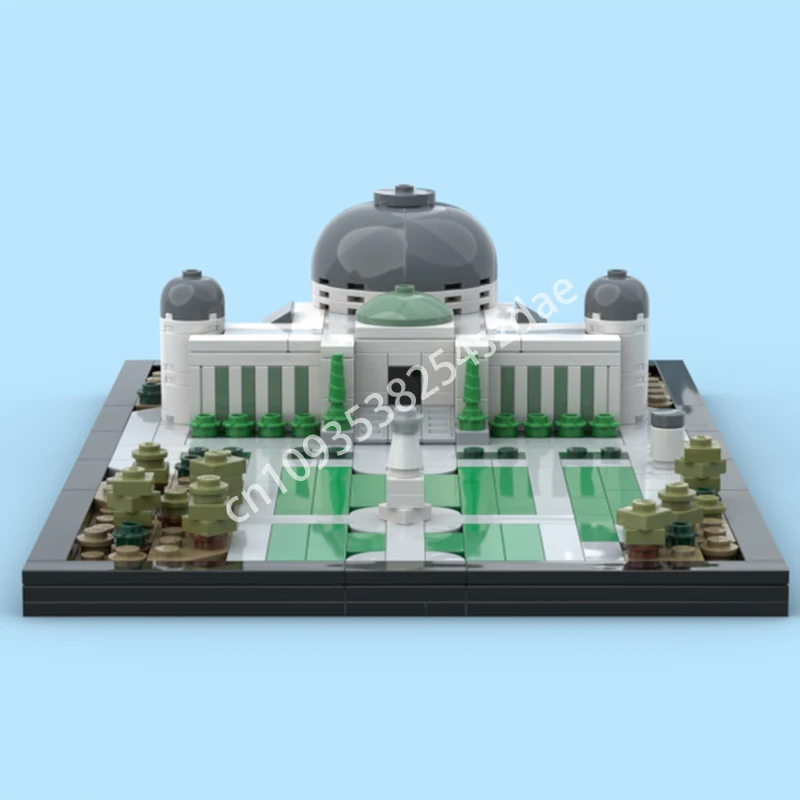 410pcs MOC Griffith Observatorium Architectuur Bouwstenen verzamelaar Verjaardag Volwassen kinderen Kerst speelgoed Cadeau