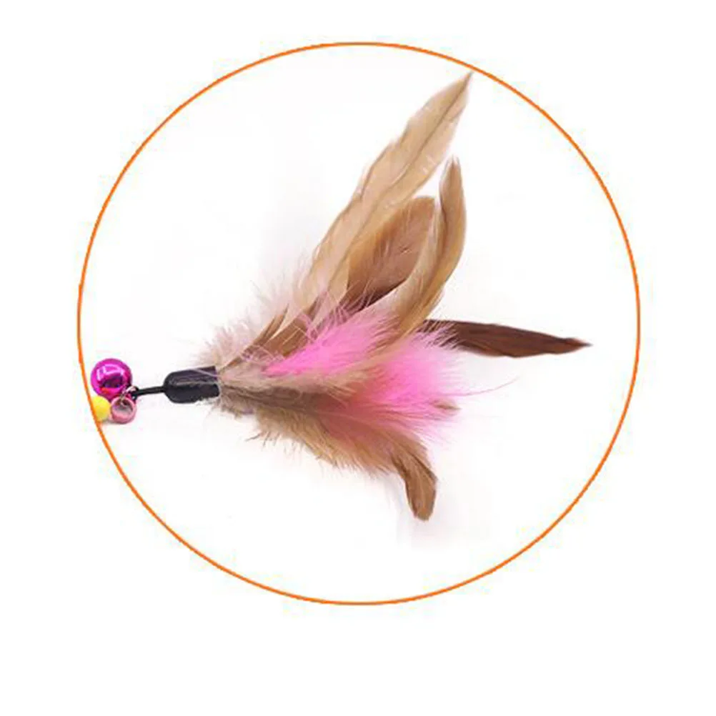 

2pc Funny Cat Teaser Kitten Interactive Fishing Poles Bright Fish Design For Cats Playtime Engagement