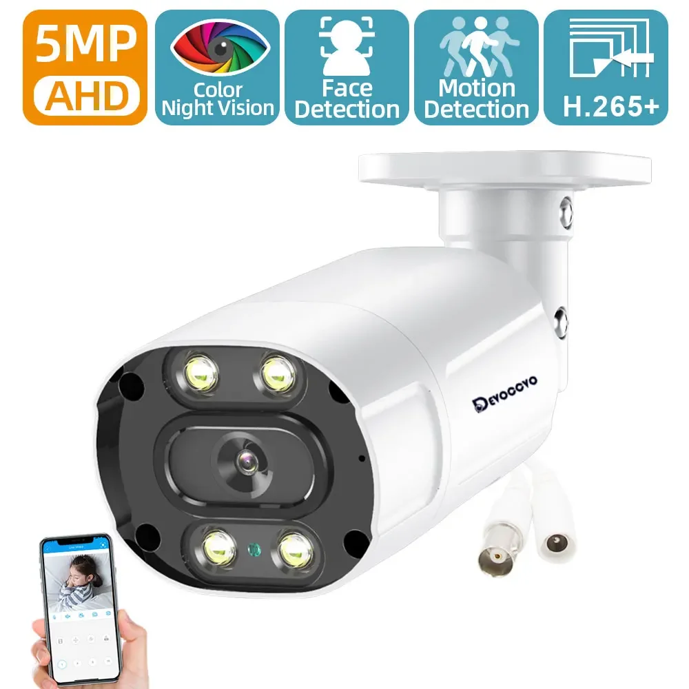 XMEYE 4K 8MP AHD Security Camera BNC Outdoor Waterproof Color Night Vision Bullet CCTV Analog Camera Video Surveillance for DVR