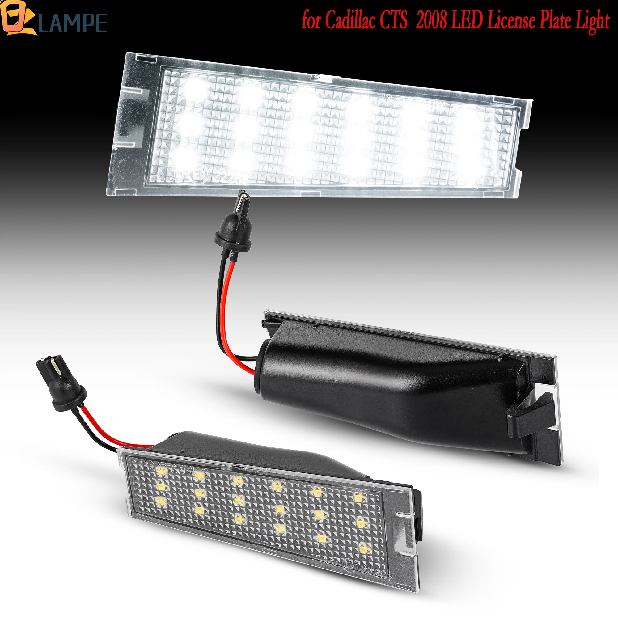 

Яркий белый светодиодный номер номерного знака для Cadillac CTS 2008 2009 2010 Canbus, без ошибок, 2 шт.