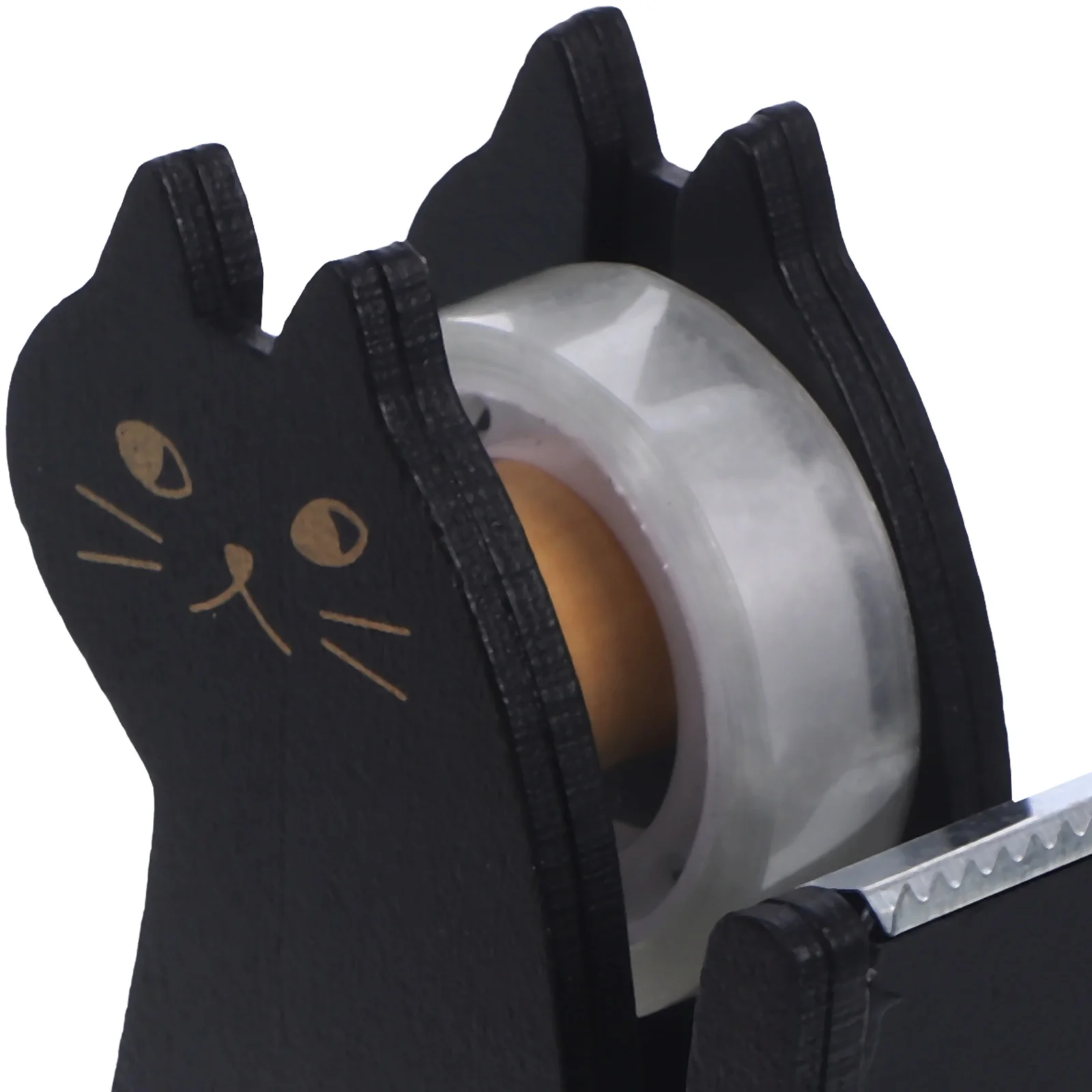 

2Pcs Adorable Tape Cutter Animal Modeling Dispenser Nonskid Base for Office Study Room Desktop Tape Holder Supply