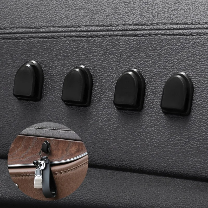 

Автомобильный крючок-органайзер, вешалка для хранения USB-кабеля, наушников, ключей, самоклеящийся настенный крючок, подвесной автомобильный аксессуар для салона автомобиля