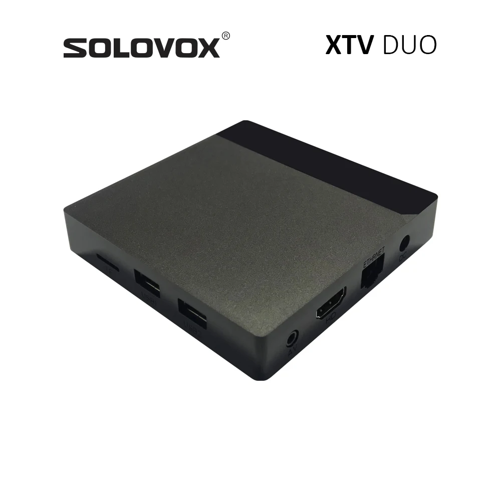 SOLOVOX XTV DUO Android 11 Xtreamcodes استقبال Stalker Live TV BOX 2G 16G S905W2 4K AV1 مشغل الوسائط XTVDuo وحدة فك ترميز البث