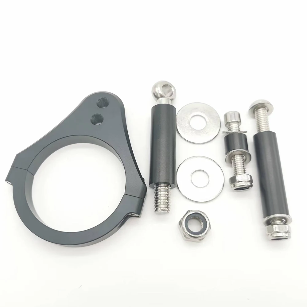 For Scooter kukirin g2 Max Stabilizer Steering Damper Bracket Mounting Electric Scooter Aluminum and Steel Modification Brackets