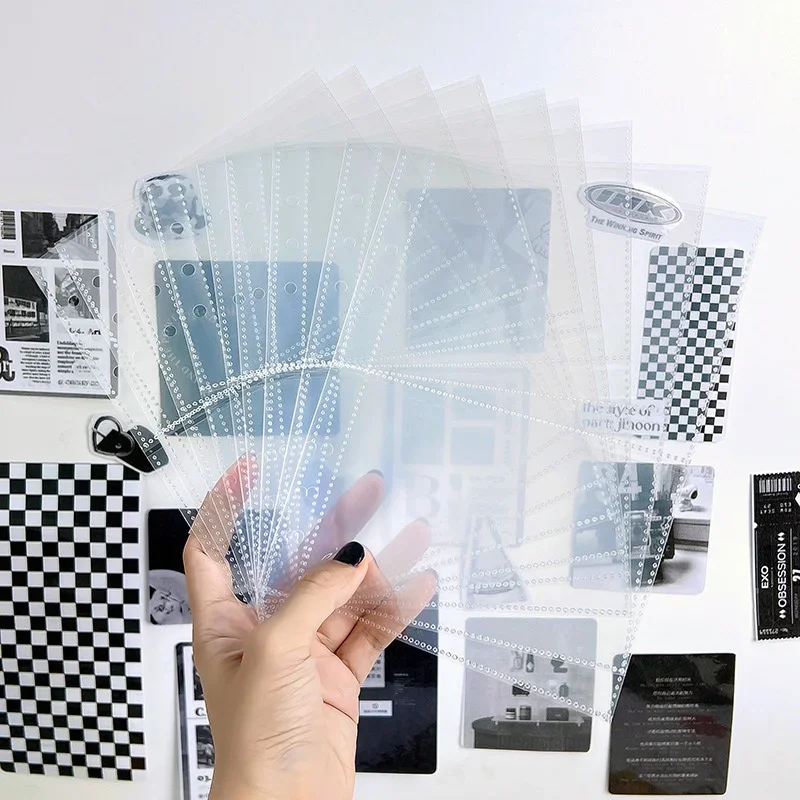 1-4 Grids Photo Album Inner Pages Inlay Idol Card Collect Book Inner Page Kpop Binder Photocard Holder Photocard Binder 포토카드 바인더