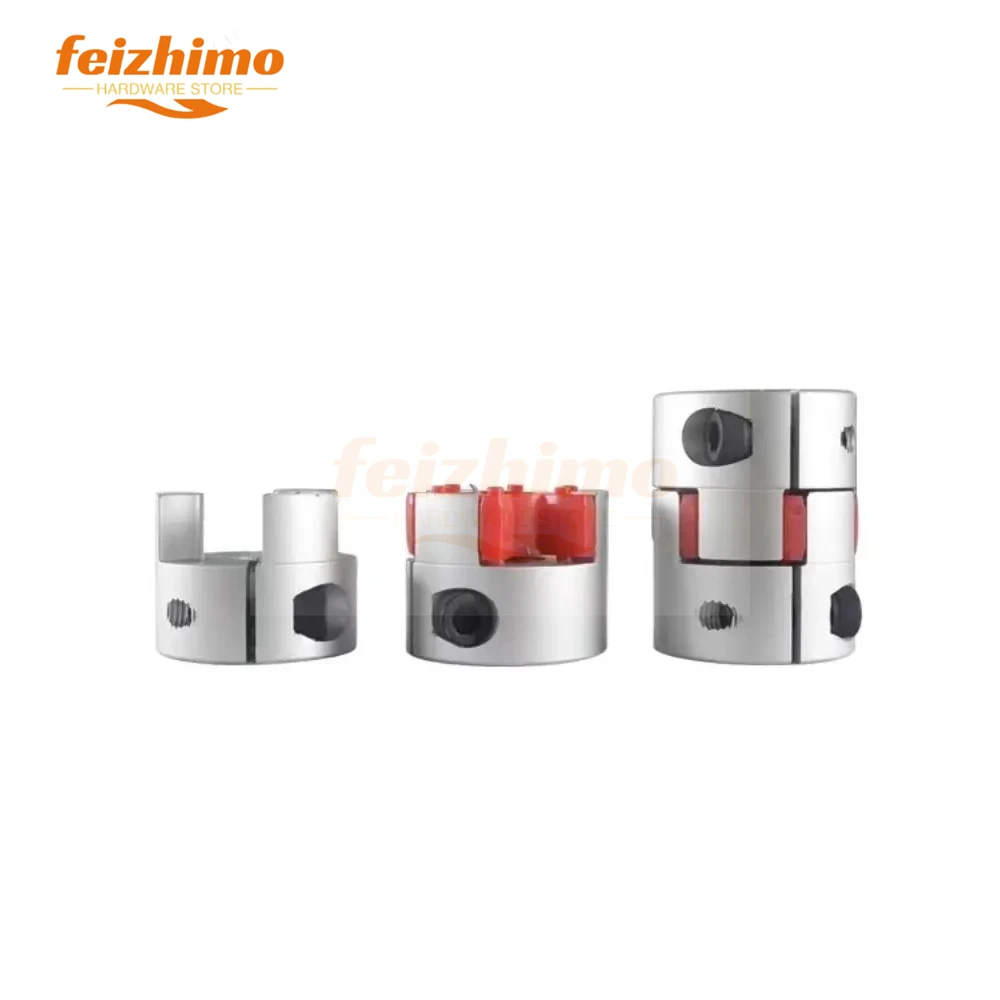 Connector Flexible Coupler XB Coupler Aluminium Plum Flexible Shaft Plum Blossom Coupling D30 L40 Inner Diameter9-9.5mm Coupling