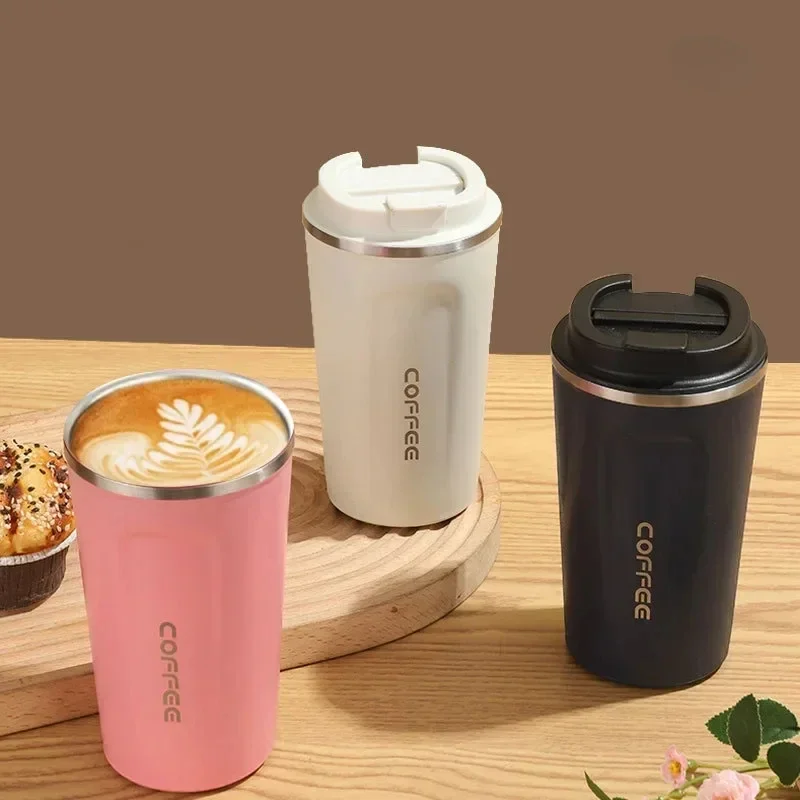 1PC 304 Stainless Steel Insulated Mug for Men and Women Large Capacity Coffee Mug, Office Outdoor Portable Car Mugs