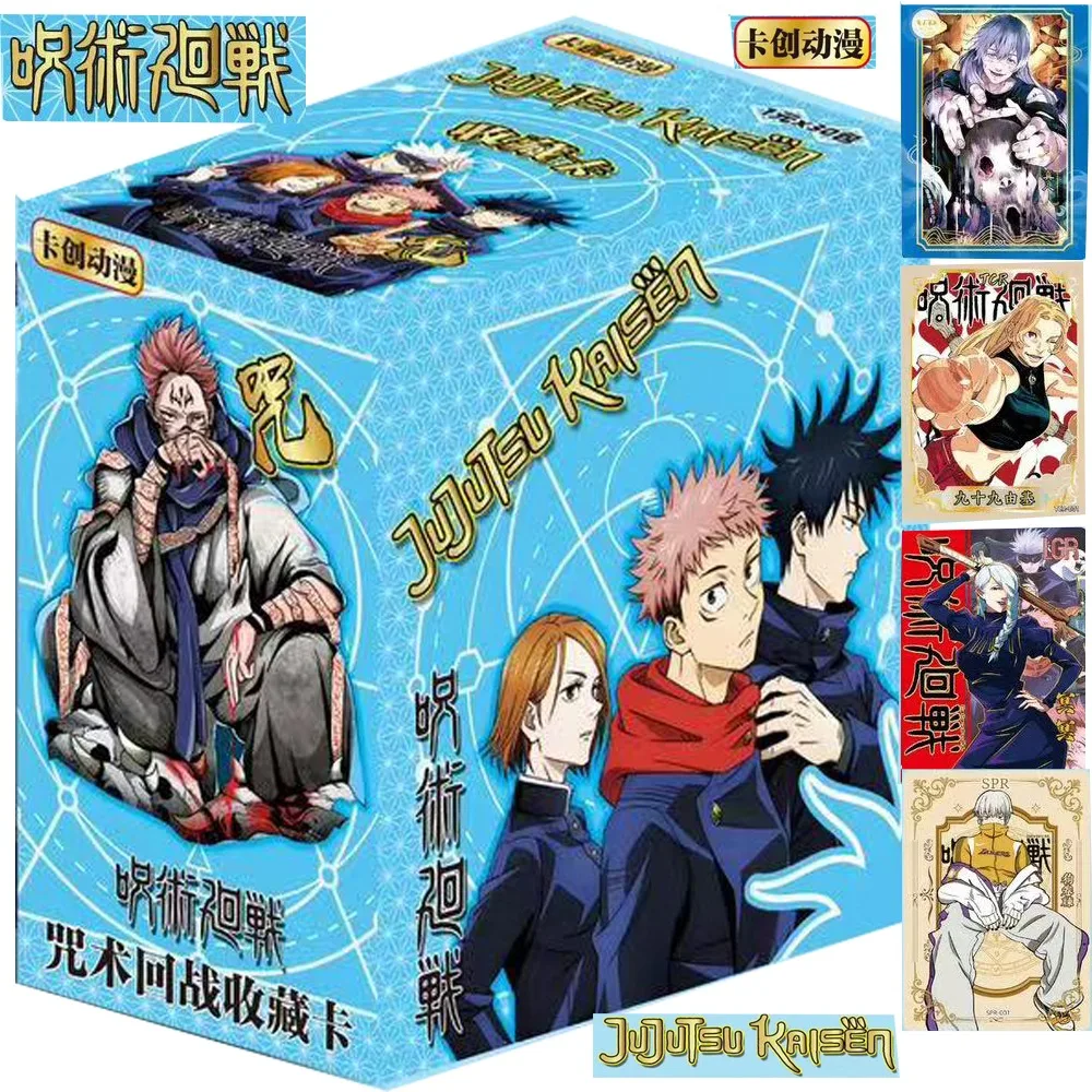 

Genuine Jujutsu Kaisen Cards For Children Itadori Yuji Fushiguro Megumi Kugisaki Nobara Durable Unique Rare Limit Edition Cards