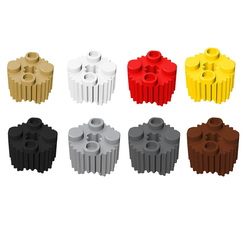 60pcs MOC building block parts 92947 brick round 2 x 2 with axis grid DIY assembly block particles children's toy gift