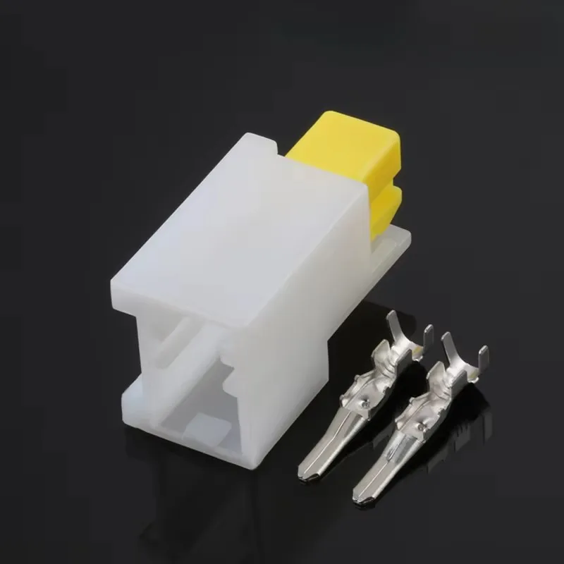 1-20Sets 7122-1620 7123-1620 2Pin Way Unsealed Automotive Wire Harness Sheath Male Female Connector DJ7023Y-2.8-11/21