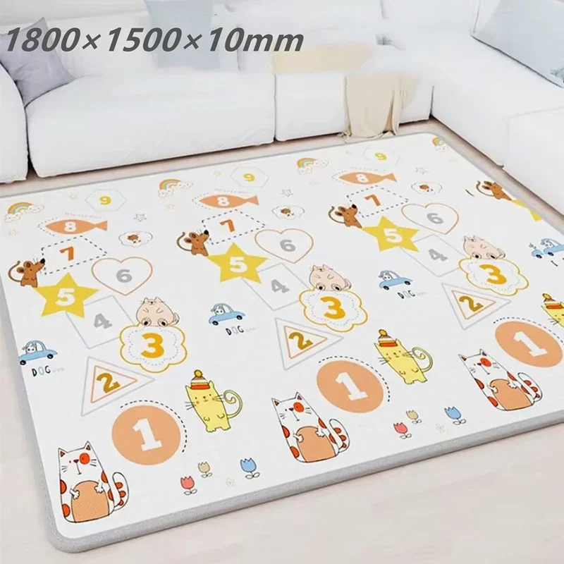 

Large Size Double -sided Pattern Baby Crawling Play Mat Folding Mats Carpet Play Mat for Children's Safety Rug Playmat 200x180cm