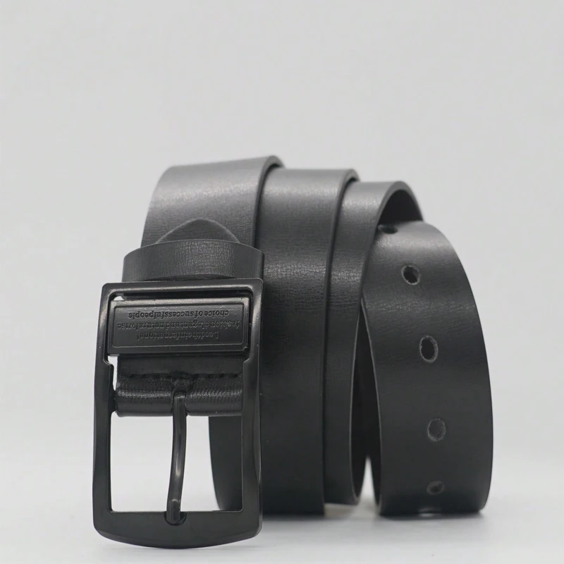 Ремень мужской с пряжкой-иглой, роскошный прочный деловой Повседневный Пояс для джинсов для взрослых
