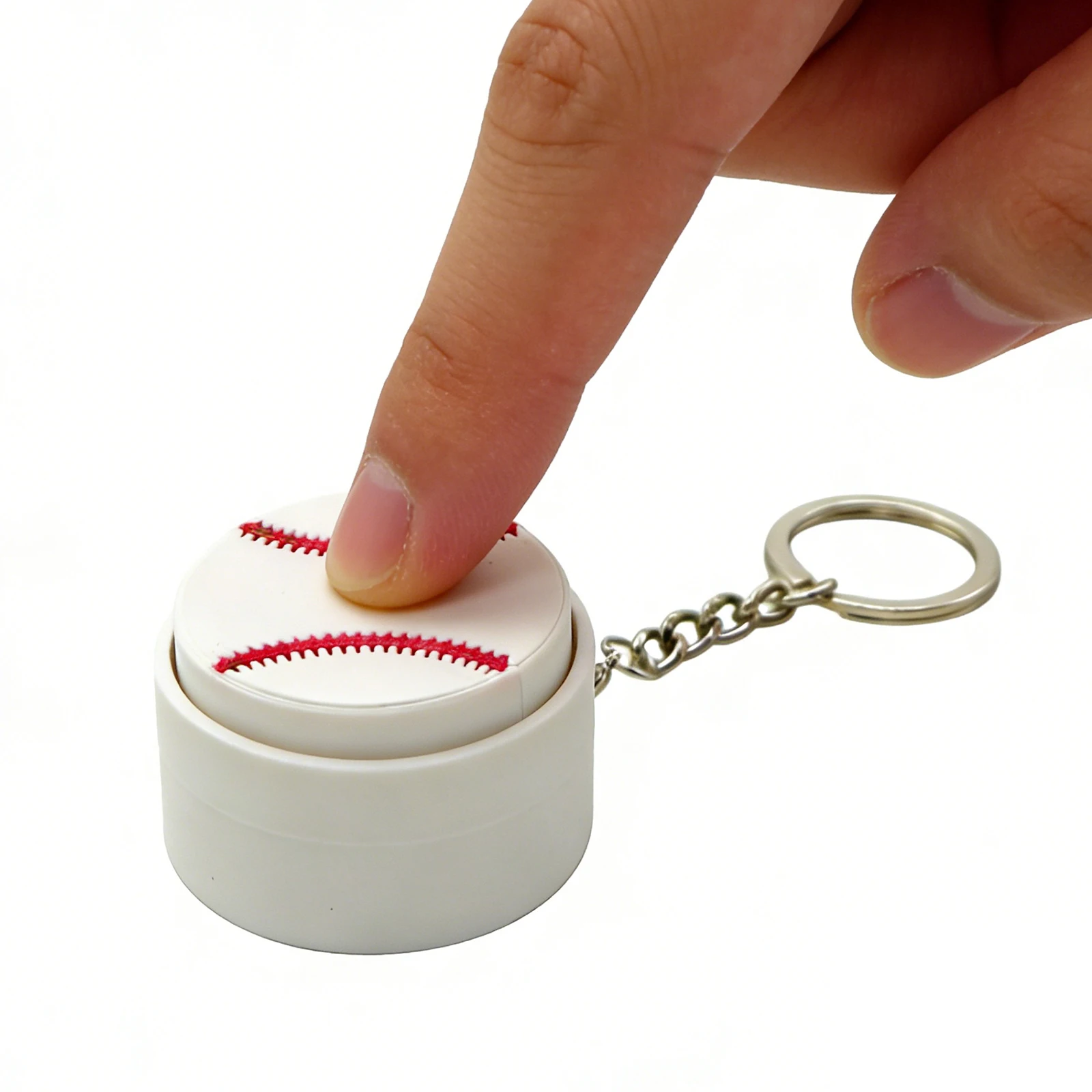 

3D Printed Sports Balls Clicker Key Chain Sport Theme Cartoon Sensory Clicker Sport Ball Keychain for Handbag Decoration