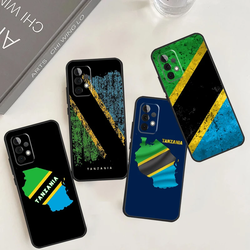 Tanzania National Flag Case For Samsung Galaxy A14 A24 A34 A54 A15 A25 A12 A22 A32 A52 A51 A71 A13 A33 A53 Cover