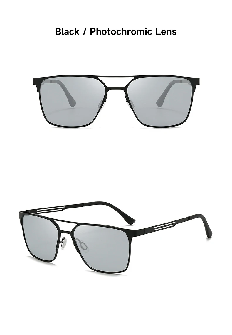 Neue Photochrome Polarisierte Sonnenbrille Mann Hohe Qualität UV400 Sonnenbrille Im Freien Fahren Angeln Pilot Brillen – Detail 12