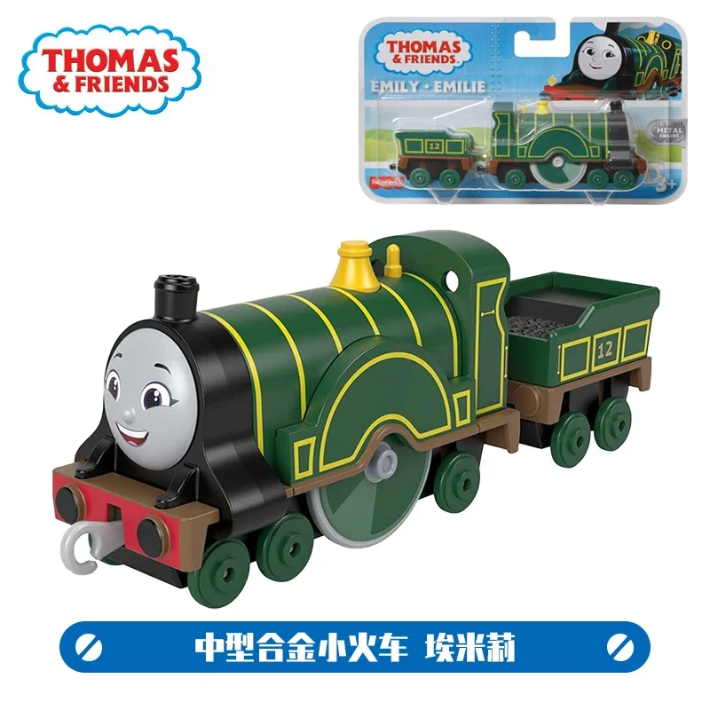 Original Thomas & Friends Trackmaster Train Rainbow Children Toys for Boys Diecast Railway Vehicle Percy NIA Sandy Harold Gift