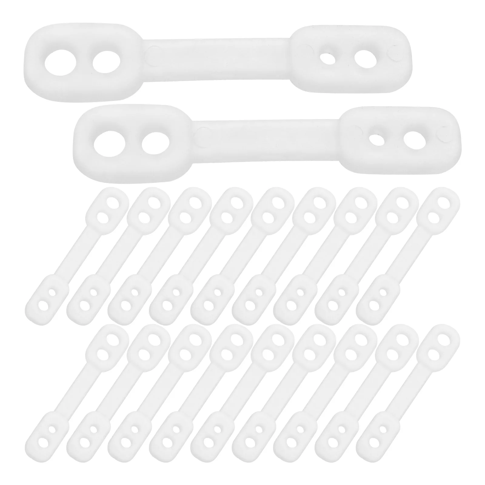 

100 Pcs Drying Rack Clothes Hanger Buckle Coat Windproof Buckles Grips Clothing Reusable Fixing