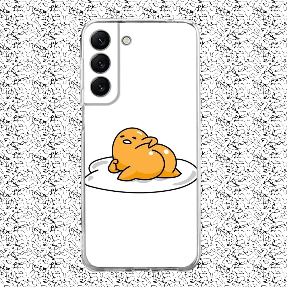 Cute G-Gudetama Egg Phone Case Silicone For Samsung S30,S23,21,22,20 Ultra,S20 FE lite,S10,9,PIus Note20ultra Cover Clear