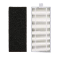 A77U-8 Pcs Filter And Side Brush For Cecotec Conga 1090/1790 Titanium Ultra Cleaner Parts Replacement