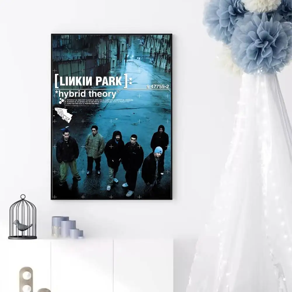 Linkin Cool P-Park Poster Sticky Posters Waterproof Paper Sticker Coffee House Bar Home Decor