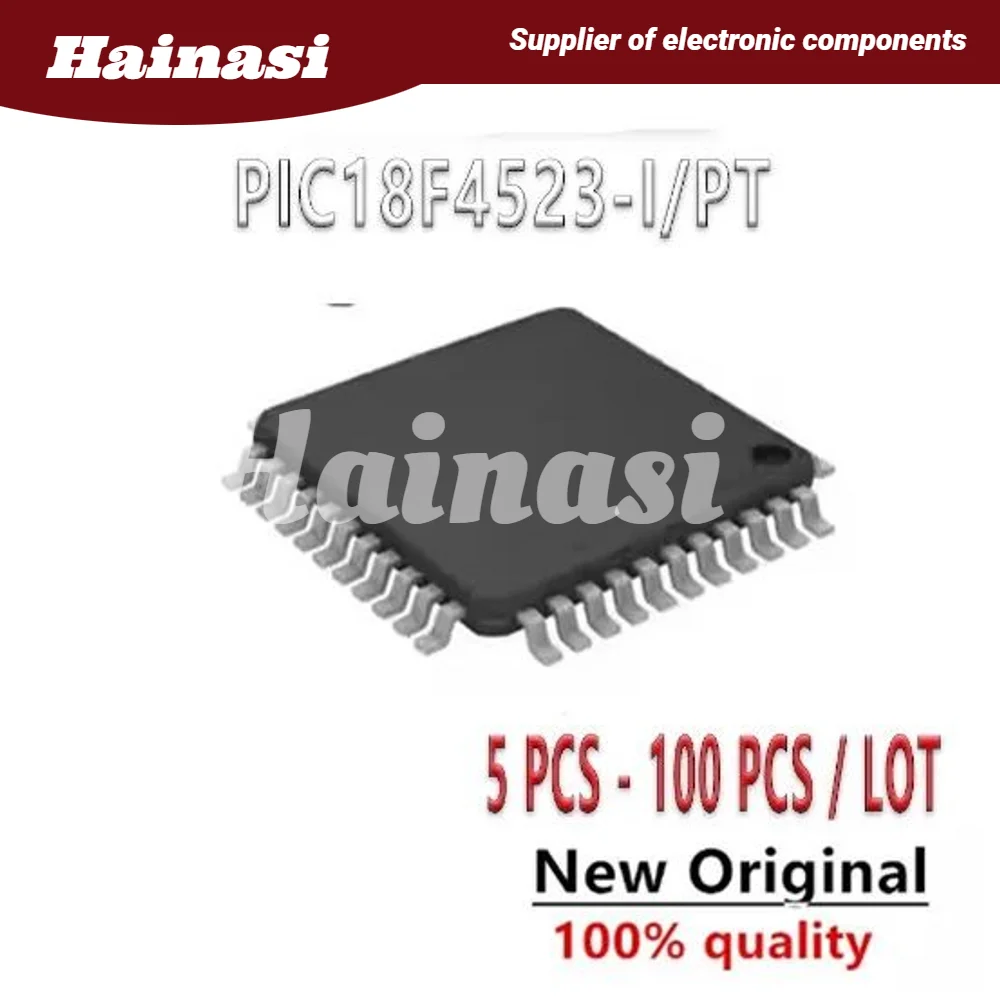 

(5pcs)100% quality PIC18F4523-I/PT Patch TQFP-44 embedded microcontroller MCU chip