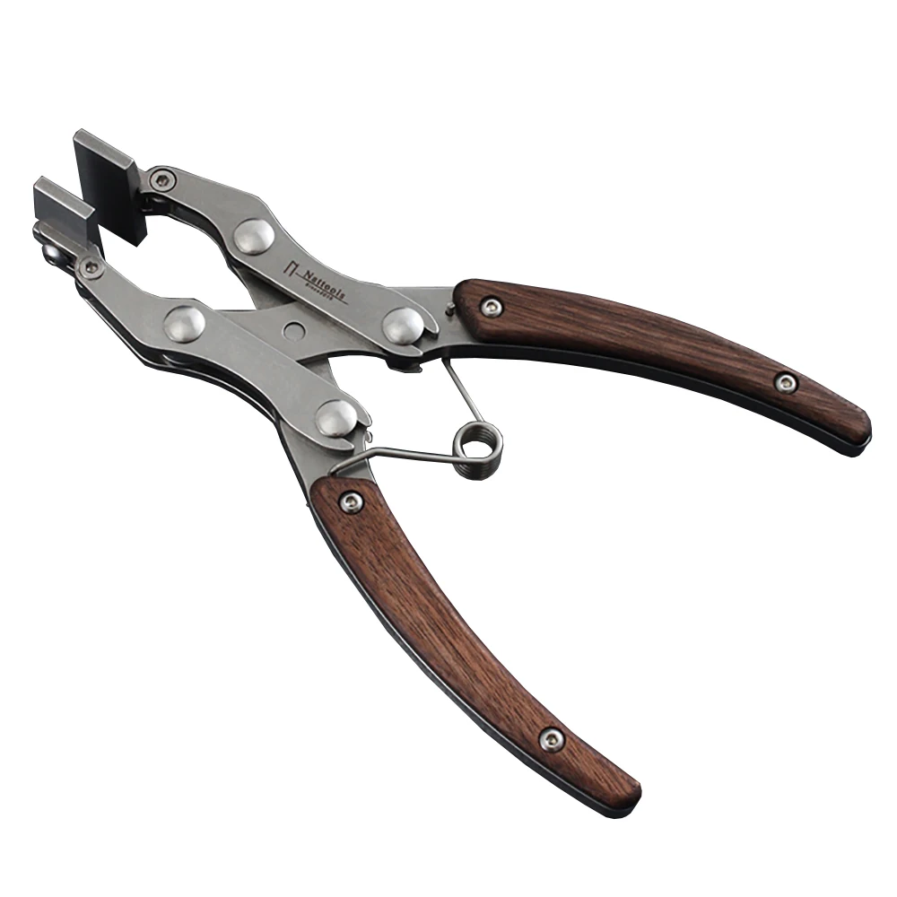 

Nattools Leather Flat Pliers Stainless Steel Professional Handmade DIY Craftsman LeatherCraft Parallel Clamp Tools