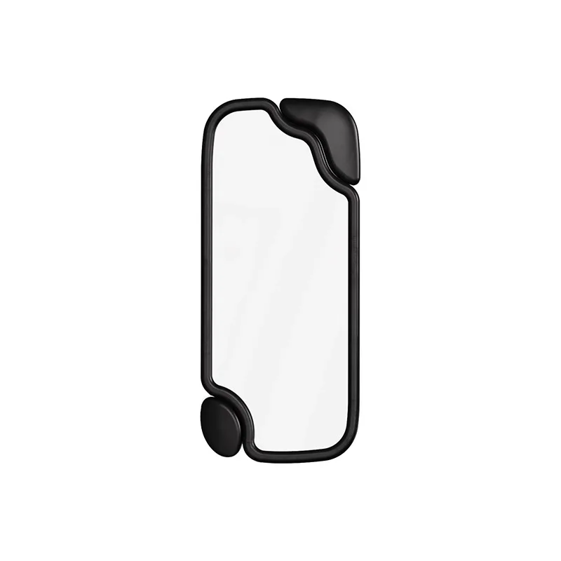 

Retro full-body mirror mesh, floor-to-ceiling fitting mirror against the wall