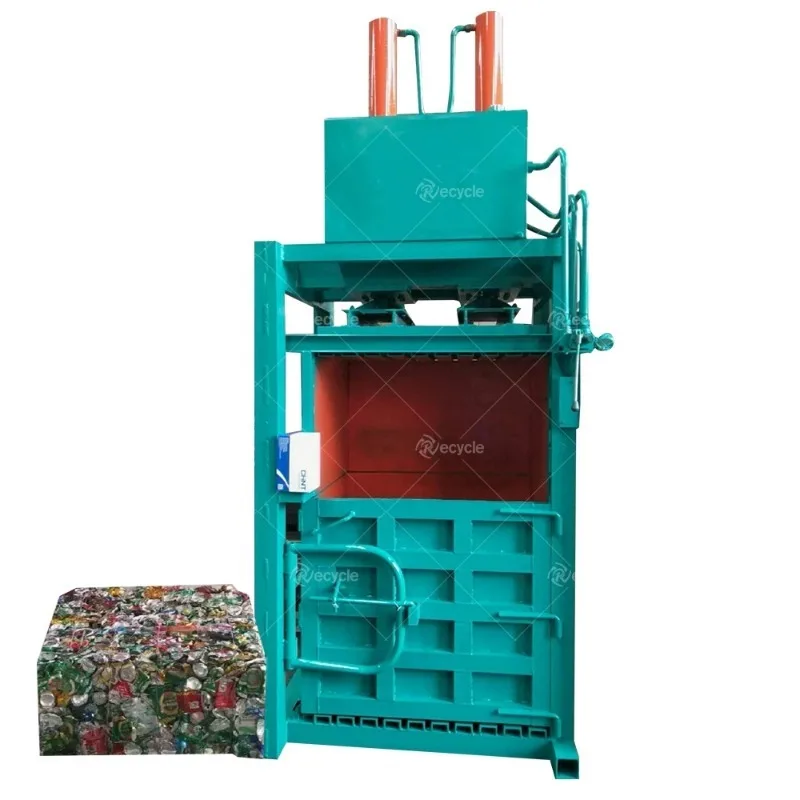 Cost-Effective Semi Automatic Waste Paper Hydraulic Baler Machine Vertical Baling Press Machine