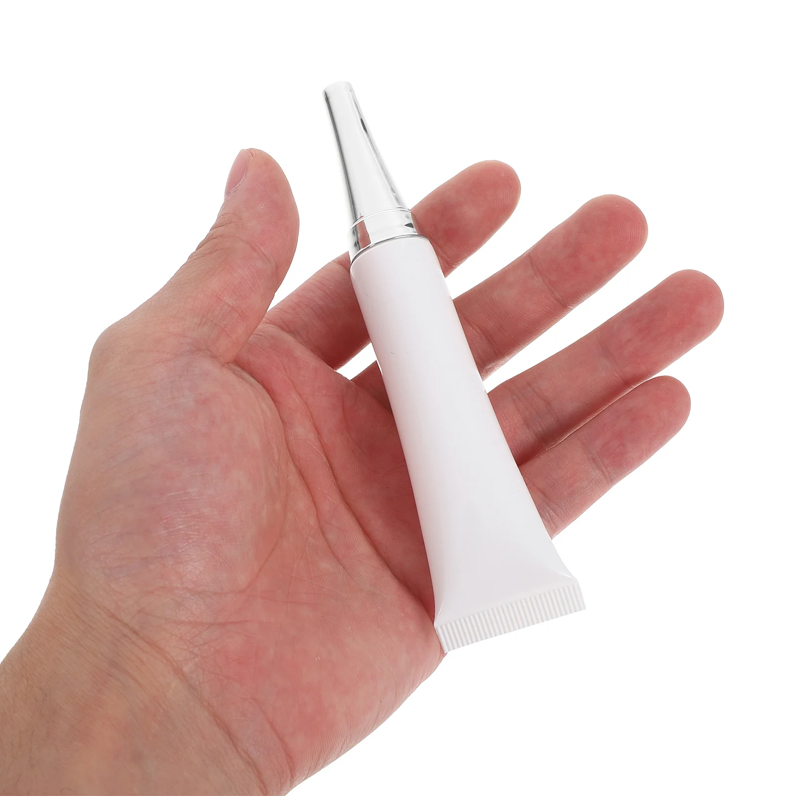 

6Pcs Travel Tubes Refillable White Plastic Soft Squeeze Containers for Eye Cream Lip Balm Lotion Makeup