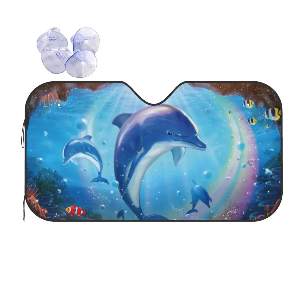 

Очаровательный ветровое стекло Dolphin Sunsha, радужная крышка, передний блок, окно 76x140 см, автомобильный Sunsha, ледяной щит, защита от пыли