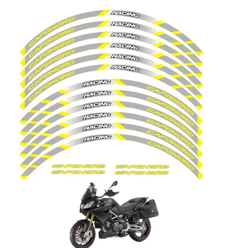 

Запчасти для мотоциклов Aprilia CAPONORD 1000 1200, колесо для контуринга декоративная переводная наклейка-1 MOto