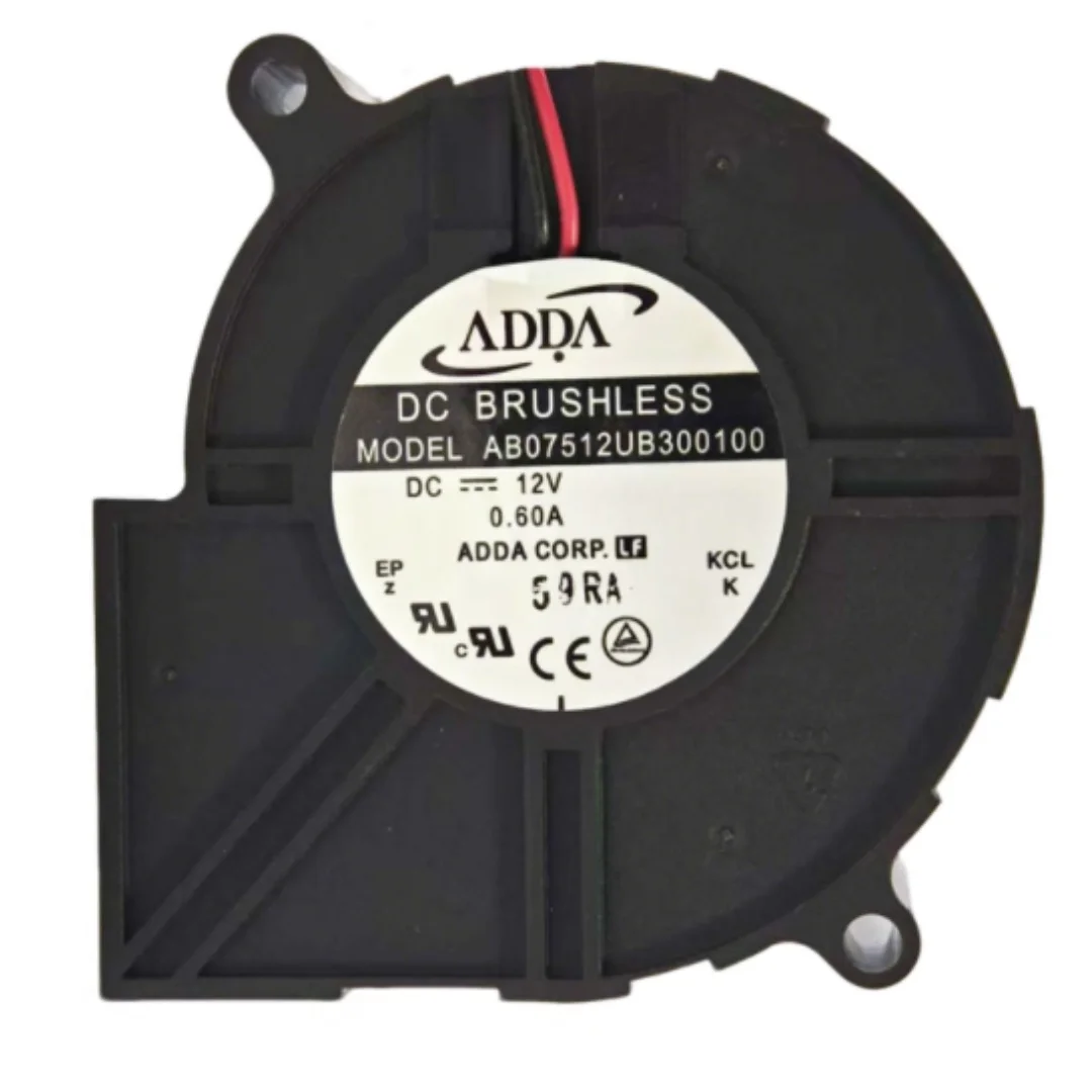 

ADDA AB07512UB300100 DC 12 В 0,60 А 75x75x30 мм 3-проводной охлаждающий вентилятор для сервера