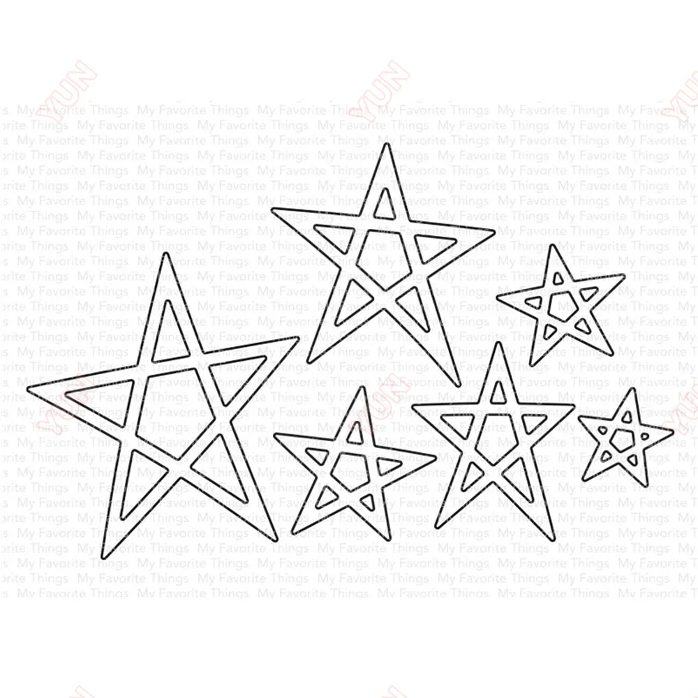 Tickled Pink Happy Graduation Count the Stars New Stamps Metal Cutting Dies Sets for DIY Craft Making Greeting Card Scrapbooking