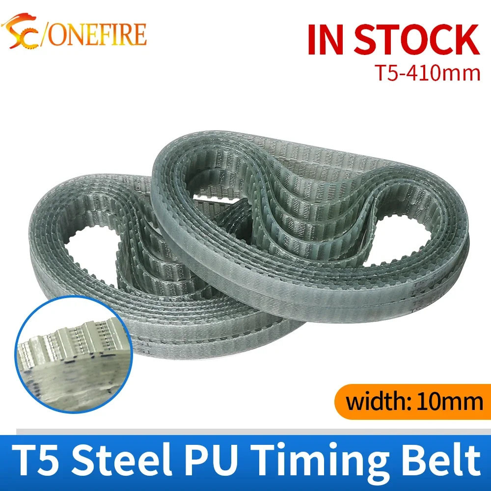 

100pcs T5 410MM width 10MM PU Industry timing belt for Professional inkjet printers laser engraving machine parts