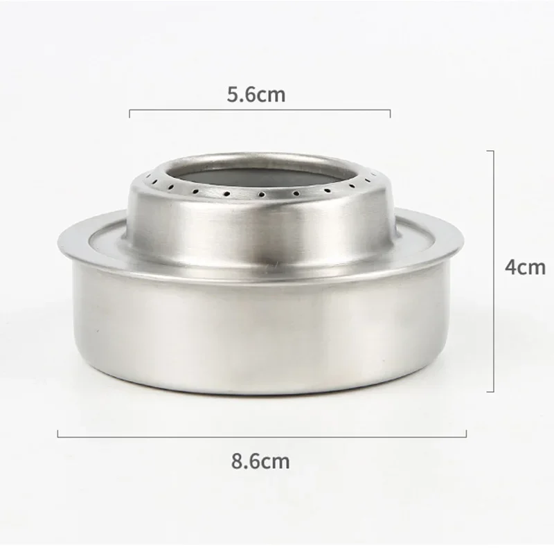 NEW Durable 1 Set of Alcohol Stove Lightweight Outdoor Camping Stove Alcohol Tabletop Burner Mini Stainless Steel Picnic Parts