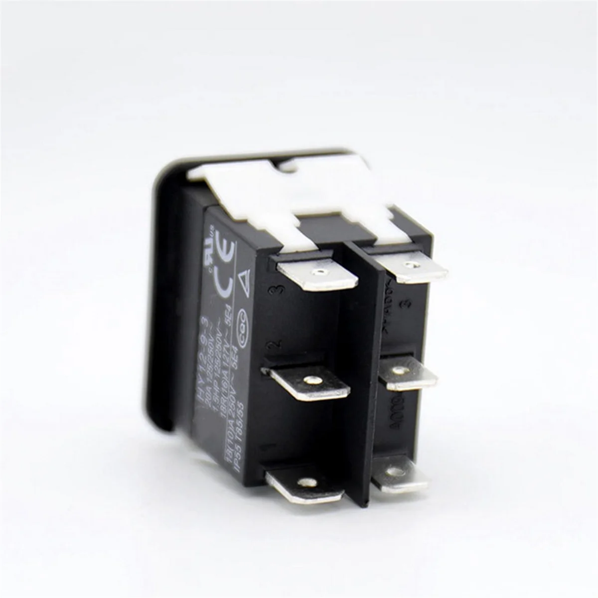 AB02 Rocker Switch, HY12-9-3 6Pins Industrial Electric Rocker Switch 125V/250V Pushbutton