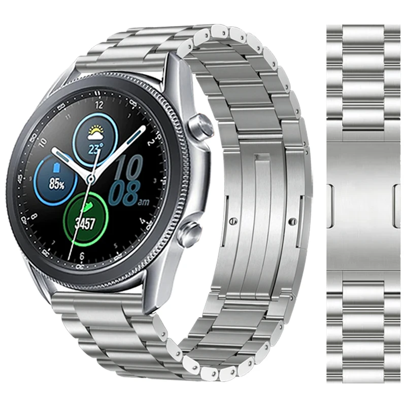 

Ремешок из титанового металла для Samsung Galaxy Watch 3 45 мм, браслет для Galaxy Watch 46 мм, Gear S3, аксессуары для часов, 22 мм