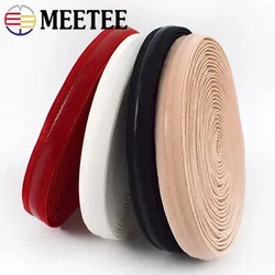 5/10/20M Meetee 8-25mm Elastic Band Transparent Silicone Non-slip Rubber Bands Underwear Bra Stretch Ribbon Sewing Tape